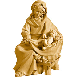 María sentada con Niño Jesús